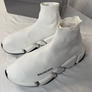Balenciaga Speed 2.0 White/White/Black